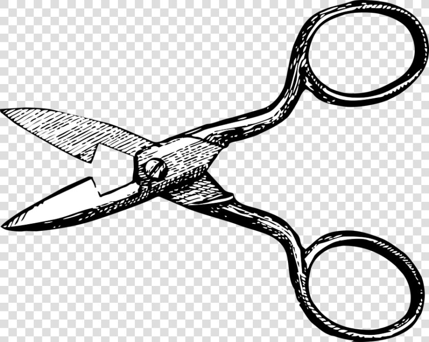 Scissors Free Pictures On Pixabay Clip Art   Buttonhole Scissor Clipart  HD Png DownloadTransparent PNG