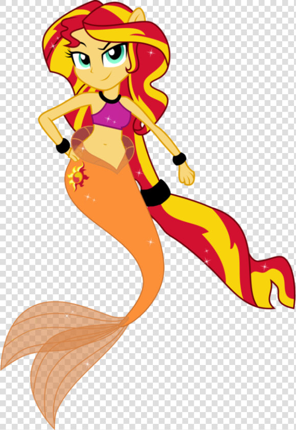 Sunset Shimmer Twilight Sparkle Mermaid My Little Pony   Sunset Shimmer Twilight Sparkle  HD Png DownloadTransparent PNG