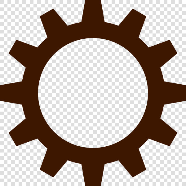 Gears Clipart Brown   Cogwheel Png  Transparent PngTransparent PNG