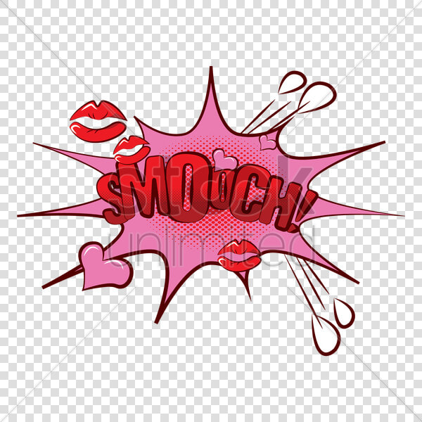 Free Download Smooch Comic Png Clipart Comics Kiss  Transparent PngTransparent PNG