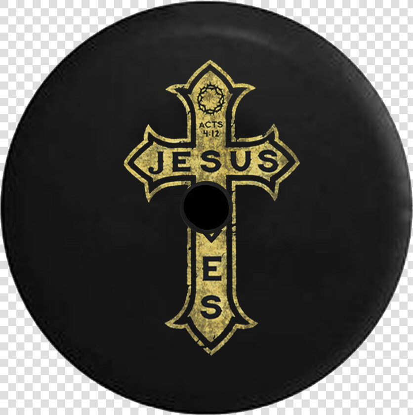 Jeep Wrangler Jl Backup Camera Jesus Saves Holy Cross   Crest  HD Png DownloadTransparent PNG
