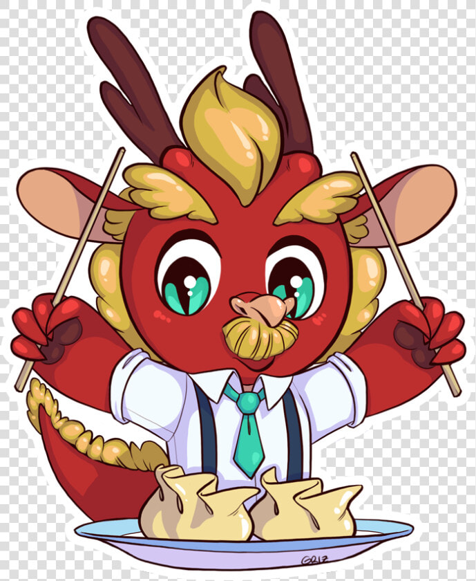  ych  Dragon Boss Loves Dumplings  HD Png DownloadTransparent PNG