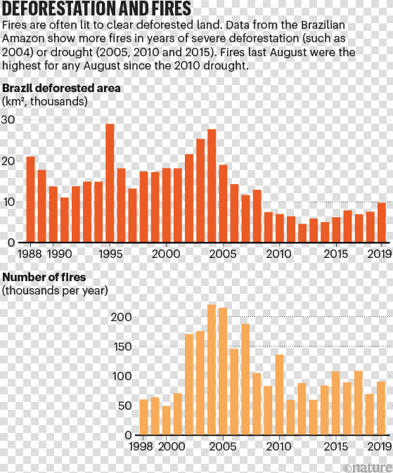 Deforestation And Fires   Amazon Rainforest Fires Graph  HD Png DownloadTransparent PNG