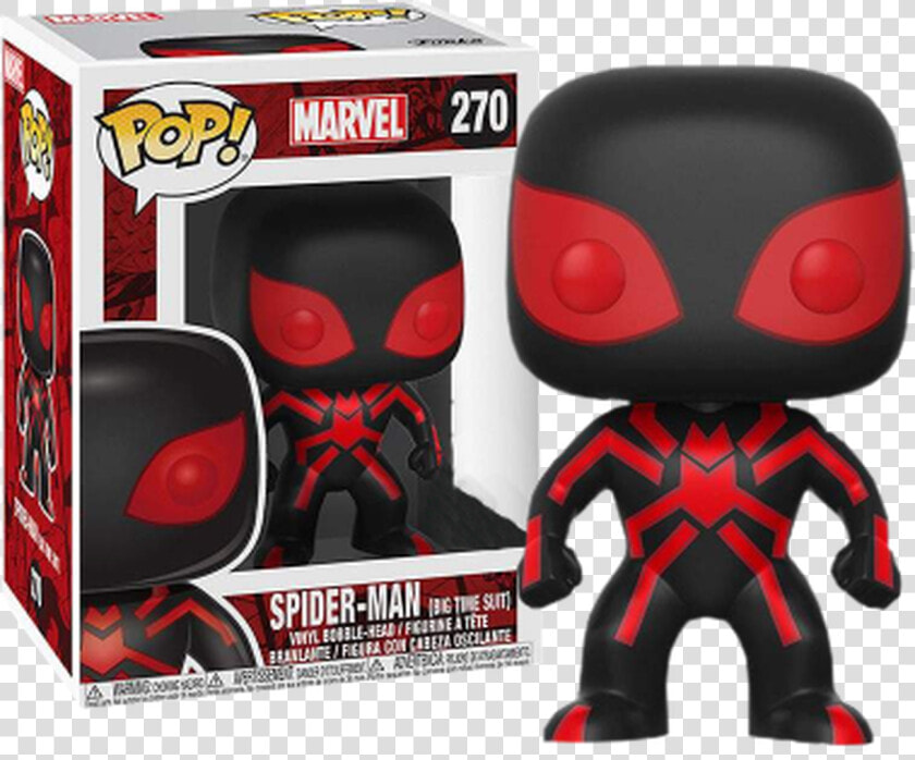 Spiderman Us Exclusive Pop Vinyl Figure   Funko Pop Spiderman Big Time  HD Png DownloadTransparent PNG