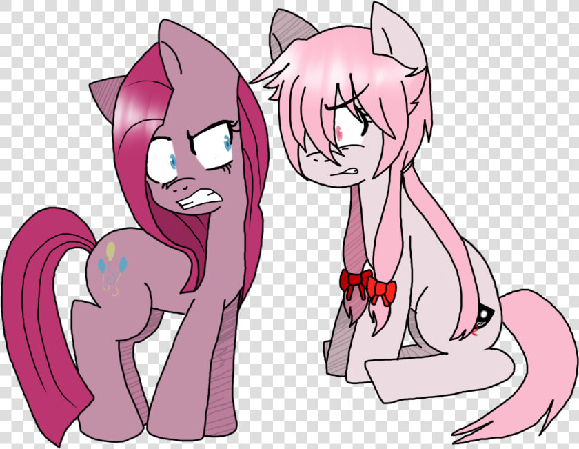Crossover  Future Diary  Gasai Yuno  Mirai Nikki  Pinkamena   Cartoon  HD Png DownloadTransparent PNG