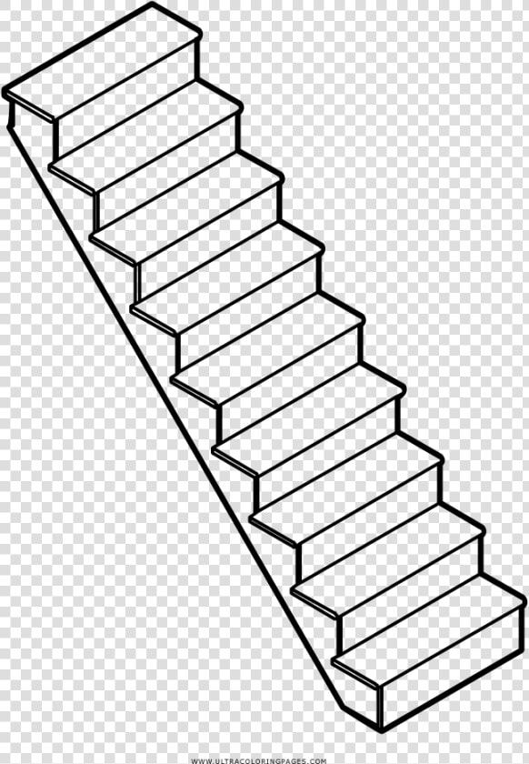 Stairway Coloring Page   Stairs  HD Png DownloadTransparent PNG