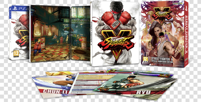 Street Fighter V 5 Steelbook Edition  HD Png DownloadTransparent PNG