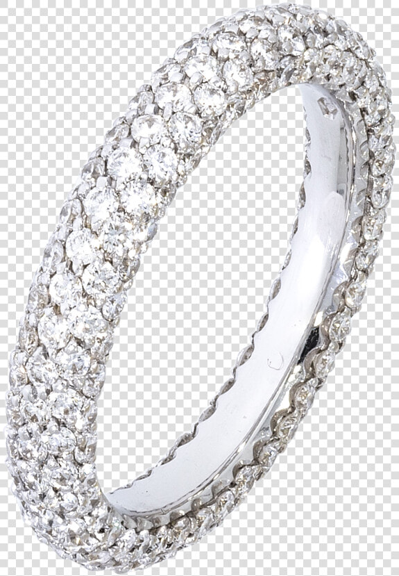 Round Brilliant Pave Diamond Wedding Band   Tamtur Yüzük Atasay  HD Png DownloadTransparent PNG