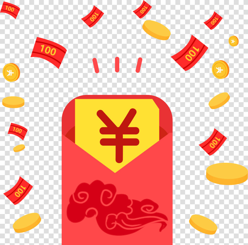 New Year Red Envelope Decoration Floating Png And Vector   Red Envelope Png  Transparent PngTransparent PNG