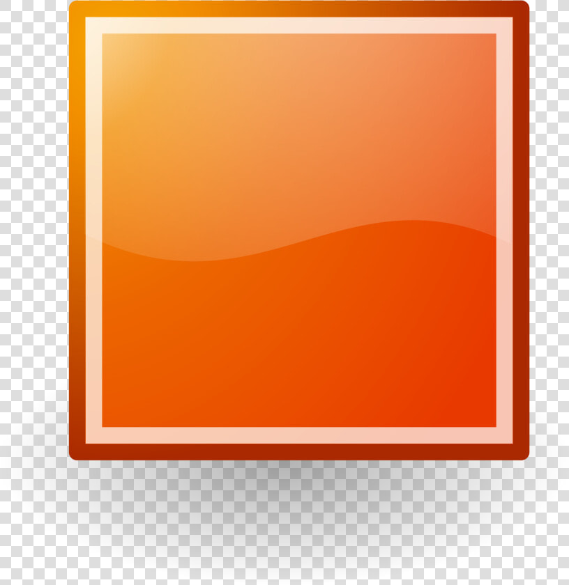 Stop Orange Button Tango Style   Stop Button Png Orange  Transparent PngTransparent PNG