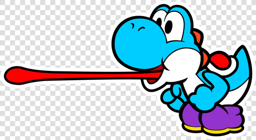 Light Blue Paper Yoshi Vector   Yoshi Clipart  HD Png DownloadTransparent PNG