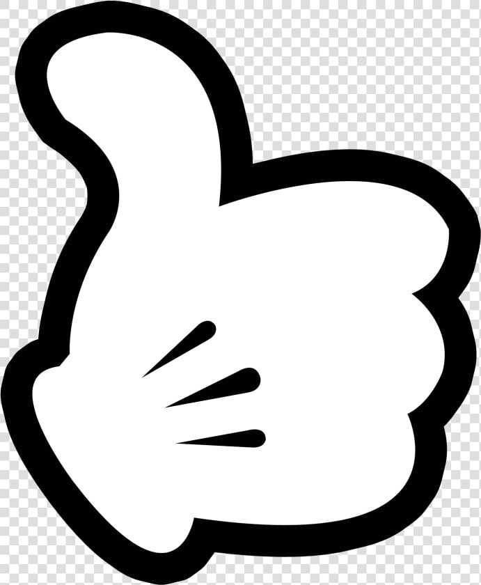 Photo Shared On Meowchat Fiesta Tematica Minnie Y Mickey   Mickey Hand Thumbs Up  HD Png DownloadTransparent PNG