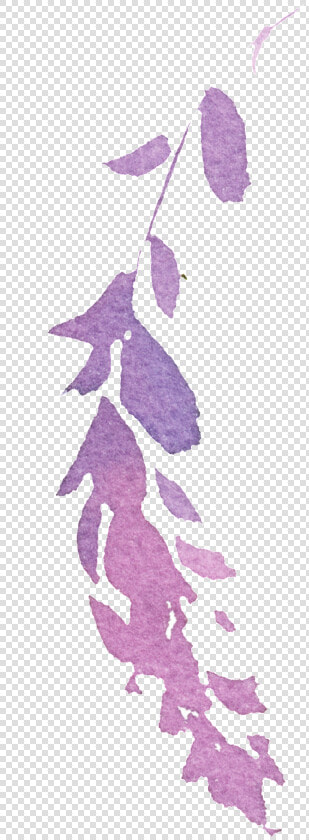 Hand Painted Purple Watercolor Leaves Png Transparent   Watercolor Leaf Png Purple  Png DownloadTransparent PNG