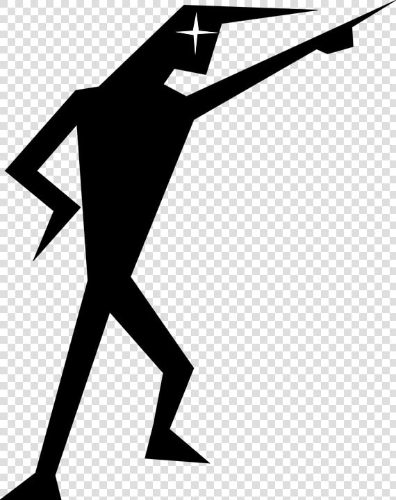 Stick Figure Vector   Stick Figure Pointing Transparent  HD Png DownloadTransparent PNG