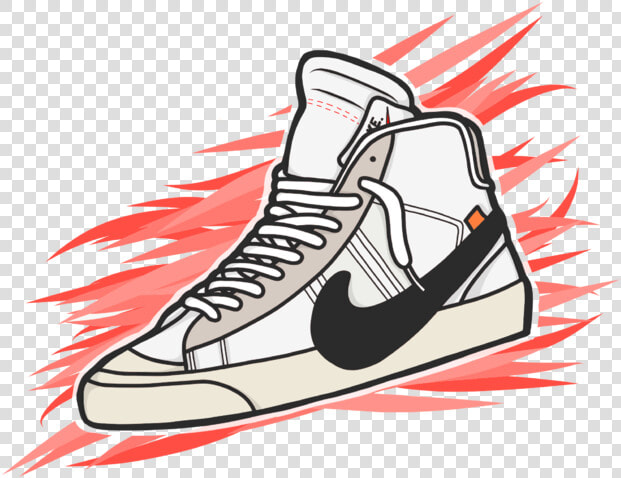 Blazer Og Vector Concept Branding Graphic Design Graphic   Off White Shoes Vector Art  HD Png DownloadTransparent PNG