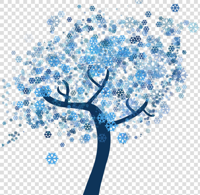 Tree  Snow  Snowflakes  Winter  Graphic  Leaves  Frost   Winter Break No School  HD Png DownloadTransparent PNG