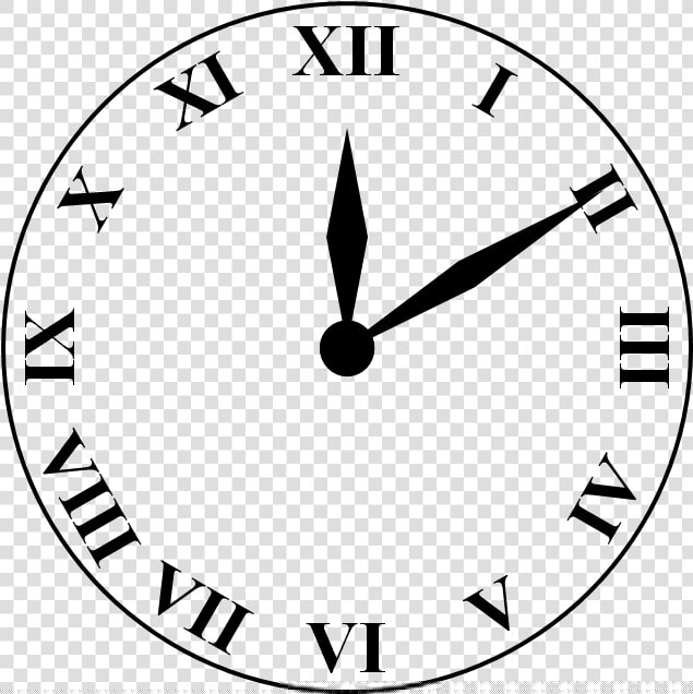 Drawn Clock Roman Numeral   Roman Numeral Clock Icon  HD Png DownloadTransparent PNG