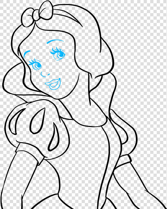 How To Draw Snow White   Snow White Sketch Drawing  HD Png DownloadTransparent PNG