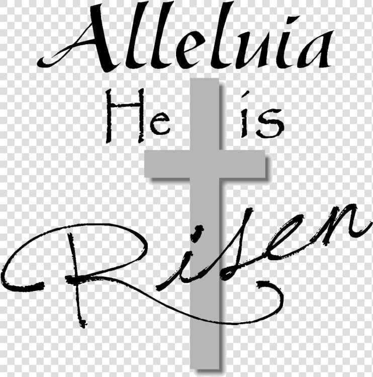 Christian Easter Black And White Clipart  HD Png DownloadTransparent PNG