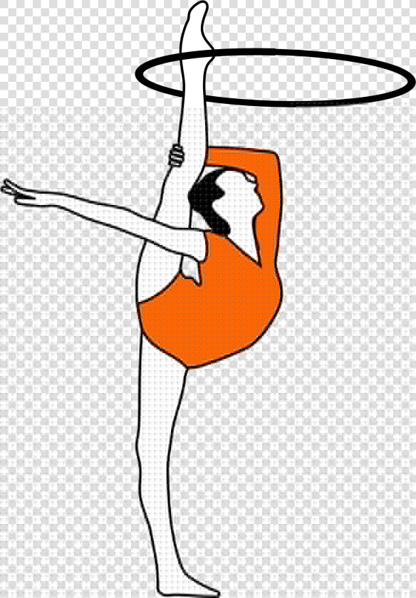 Gymnast Clipart Person Balance  HD Png DownloadTransparent PNG