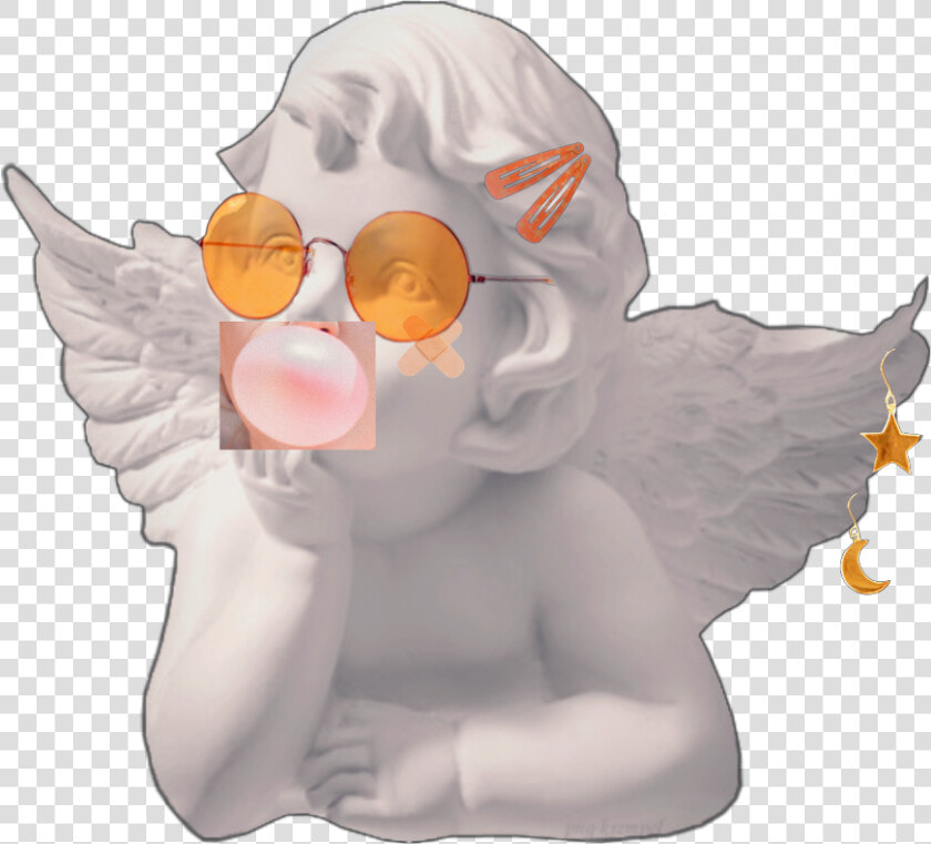  angel  aesthetic  angelbaby  cherub  angelaesthetic   Baby Angel Statue Aesthetic  HD Png DownloadTransparent PNG