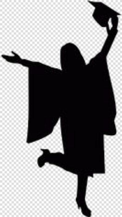  graduation  graduationhat  grad  graduate  graduationday   Graduation Silhouette  HD Png DownloadTransparent PNG
