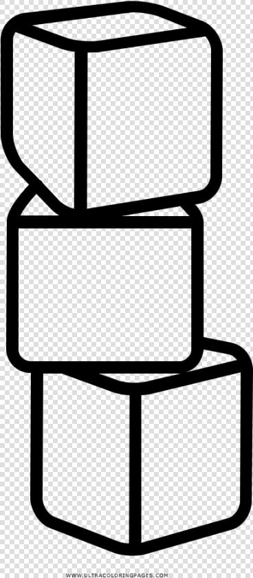 Ice Cubes Coloring Page   Ice Cube Coloring Page  HD Png DownloadTransparent PNG