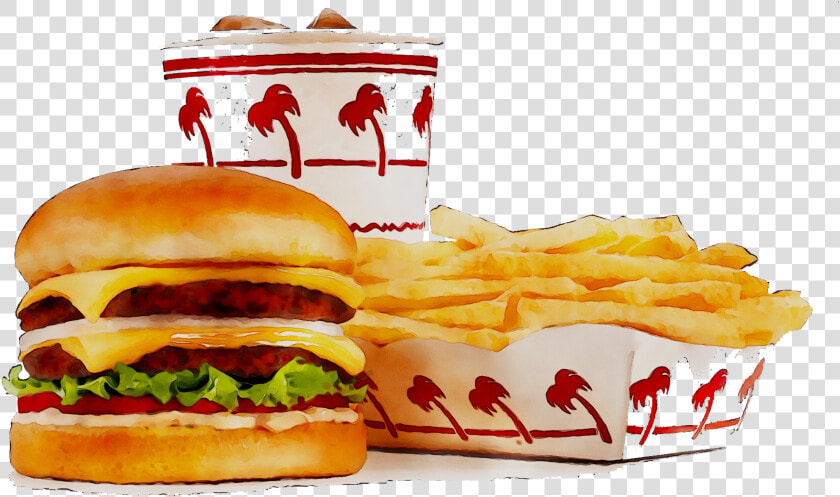 Hamburger California In N Out Burger French Fries Fast   N Out Drink Burger And Fries  HD Png DownloadTransparent PNG