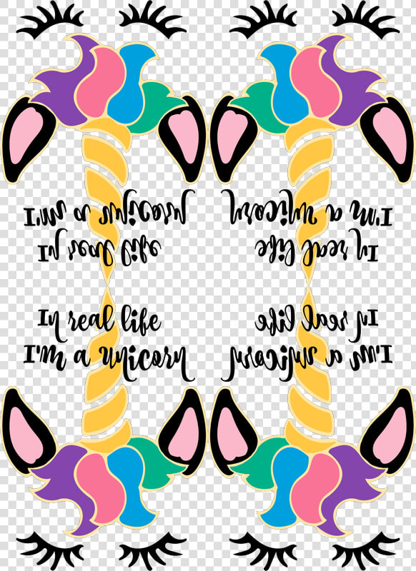 Unicorn Head With Rainbows   Unicorn Clipart Text  HD Png DownloadTransparent PNG