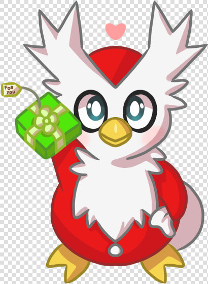 Mydrawing Digitalart Pokemon Delibird Cute Freetoedit   Cartoon  HD Png DownloadTransparent PNG