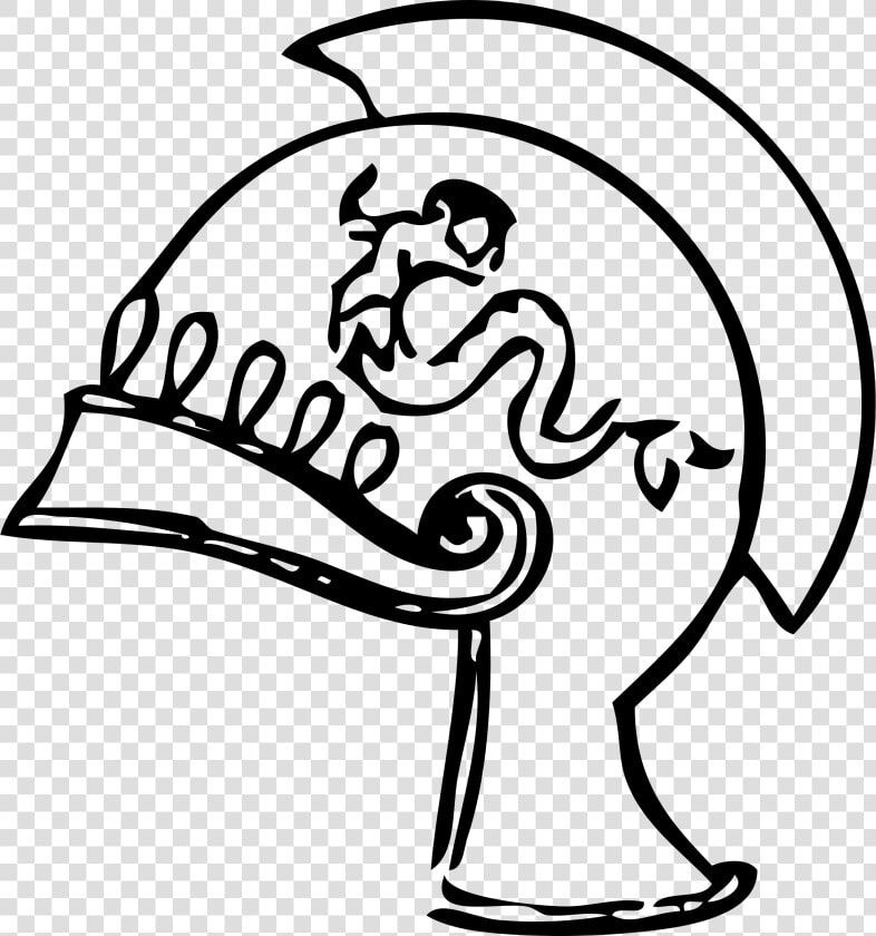 Greek Helmet 8 Clip Arts   Greek Helmet  HD Png DownloadTransparent PNG