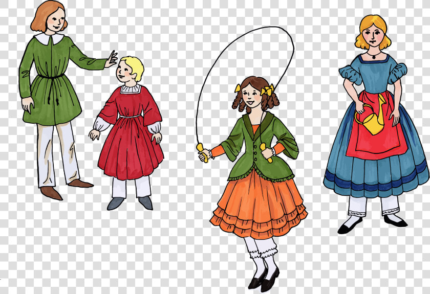 Vintage Children Illustration Public Domain  HD Png DownloadTransparent PNG