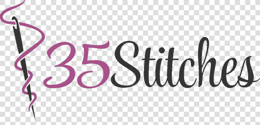 35 Stitches Is A Fashion Abode Where Seams And Stitches   Calligraphy  HD Png DownloadTransparent PNG