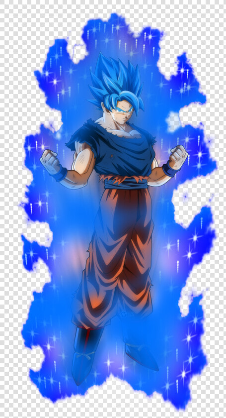Aura Drawing Anime Power   Goku Ssj Blue Full Power  HD Png DownloadTransparent PNG