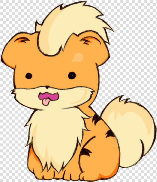 Growlithe Drawing Cute Jpg Freeuse Library   Growlithe Chibi  HD Png DownloadTransparent PNG