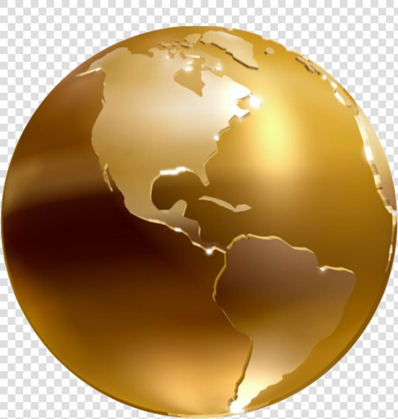 Transparent Globo Terraqueo Png   Golden Globe  Png DownloadTransparent PNG