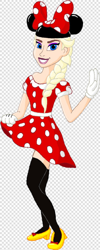 The Snow Queen And The Snow Princess   Minnie Mouse  HD Png DownloadTransparent PNG