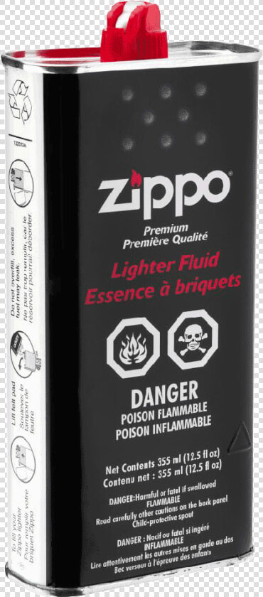 12 Oz   355 Ml Zippo Fuel Fluid  For All Pocket Lighters   Zippo  HD Png DownloadTransparent PNG