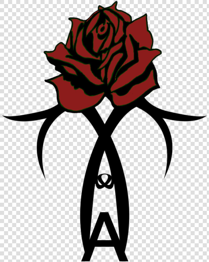Thorn Designs Tattoos   Disney Beauty And The Beast Rose Stencils  HD Png DownloadTransparent PNG
