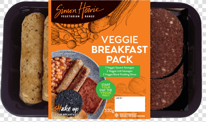 Veggie Breakfast Pack   Simon Howie Veggie Breakfast Pack  HD Png DownloadTransparent PNG
