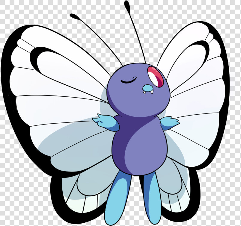 Pastel Poison   Butterfree Png  Transparent PngTransparent PNG