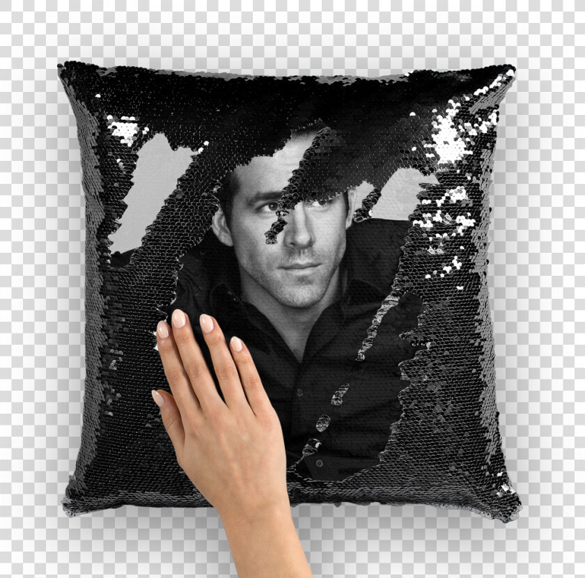 Ryan Reynolds ﻿sequin Cushion Cover  HD Png DownloadTransparent PNG