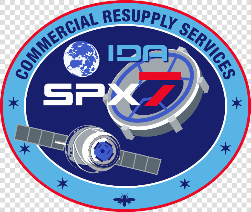 Spacex Crs 7 Patch   Airplane  HD Png DownloadTransparent PNG