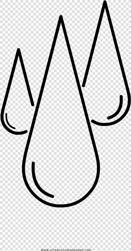 Gotas Página Para Colorear  HD Png DownloadTransparent PNG