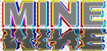  aesthetic  vaporwave  glitch  mine  retro  text   Graphic Design  HD Png DownloadTransparent PNG