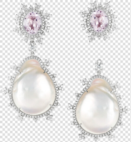 Baroque Pearl And Sapphire  HD Png DownloadTransparent PNG