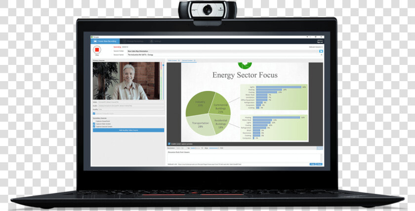 Create And Share Online Video Presentations In Panopto   Netbook  HD Png DownloadTransparent PNG