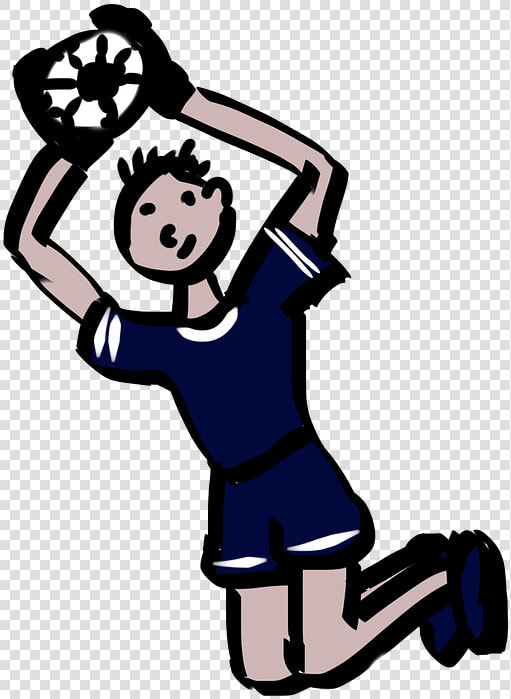 Goalkeeper Cartoon Transparent  HD Png DownloadTransparent PNG
