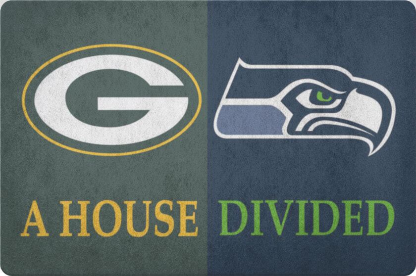Green Bay Seattle Seahawks Welcome Mat Doormat   Seattle Seahawks  HD Png DownloadTransparent PNG