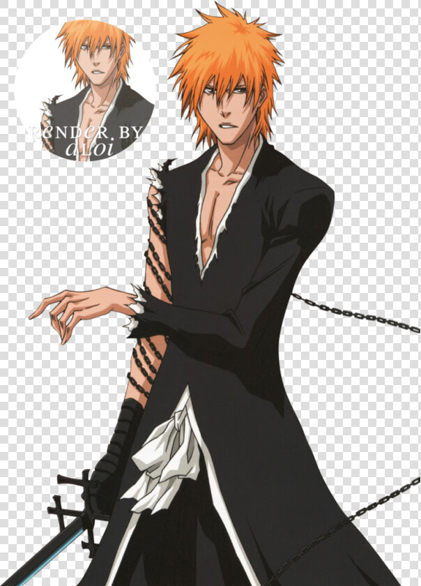 Ichigo Kurosaki Transparent Images   Ichigo Kurosaki Render  HD Png DownloadTransparent PNG